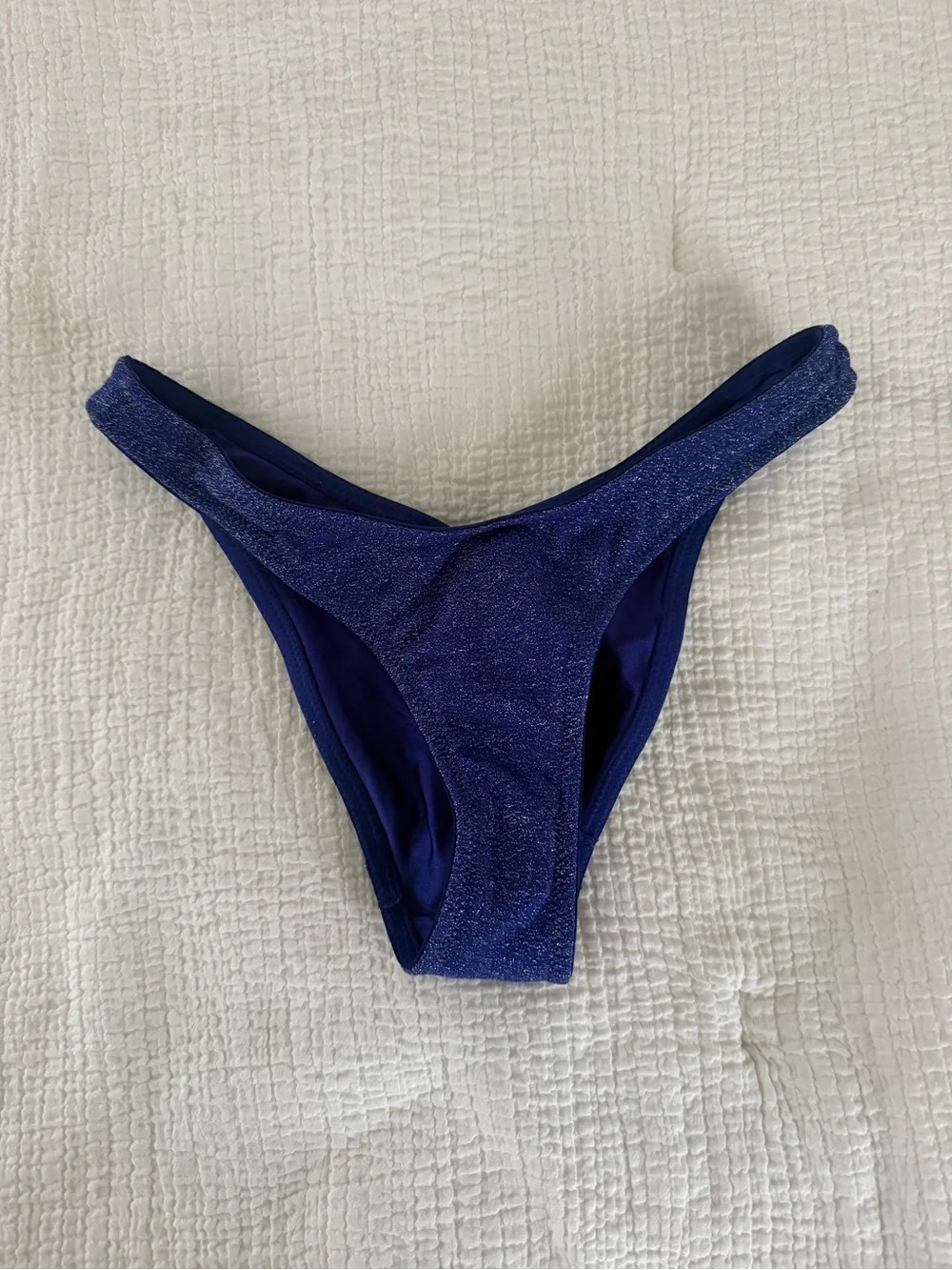 triangl swimwear Shimmery Royal Blue Bikini Set